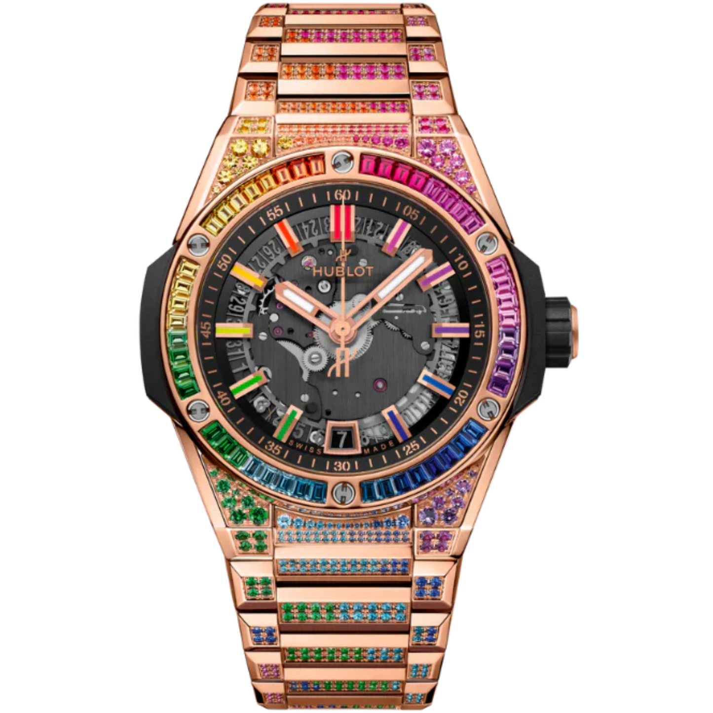 Big Bang 40mm INTEGRATED TIME ONLY KING GOLD RAINBOW