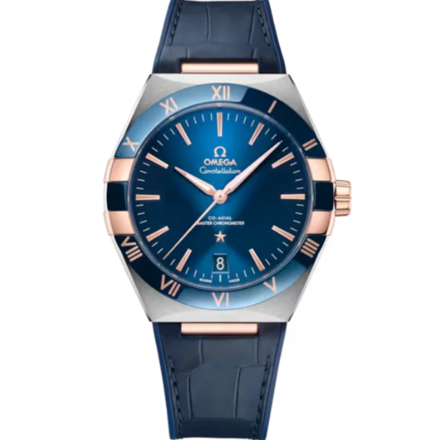 CONSTELLATION 41 MM STAINLESS STEEL - SEDNA™ GOLD WITH BLUE DIAL