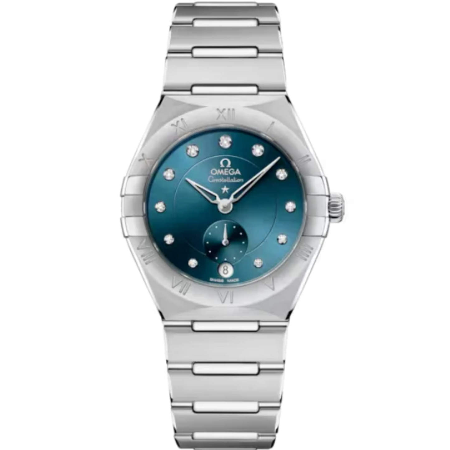 CONSTELLATION 34 MM STAINLESS STEEL WITH BLUE DIAL