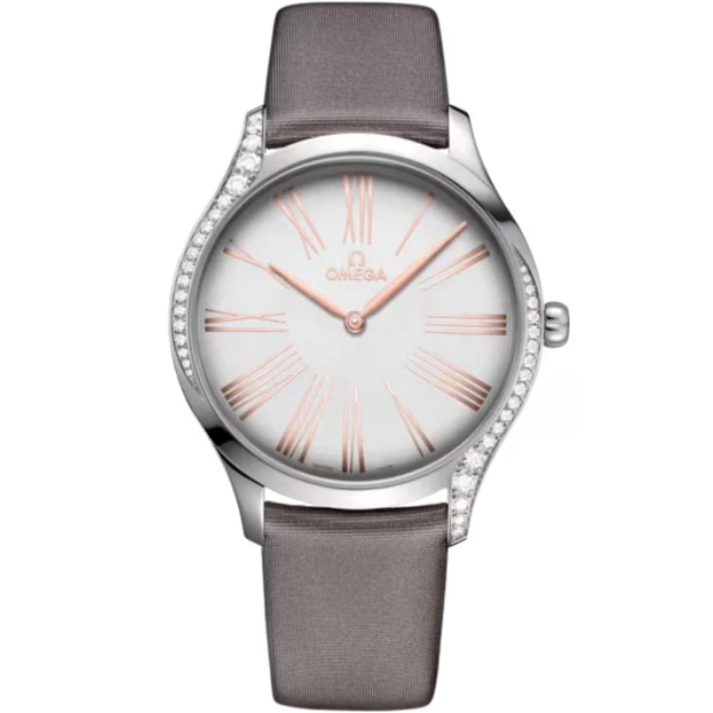 DE VILLE TRÉSOR 39 MM STAINLESS STEEL WITH SILVER DIAL