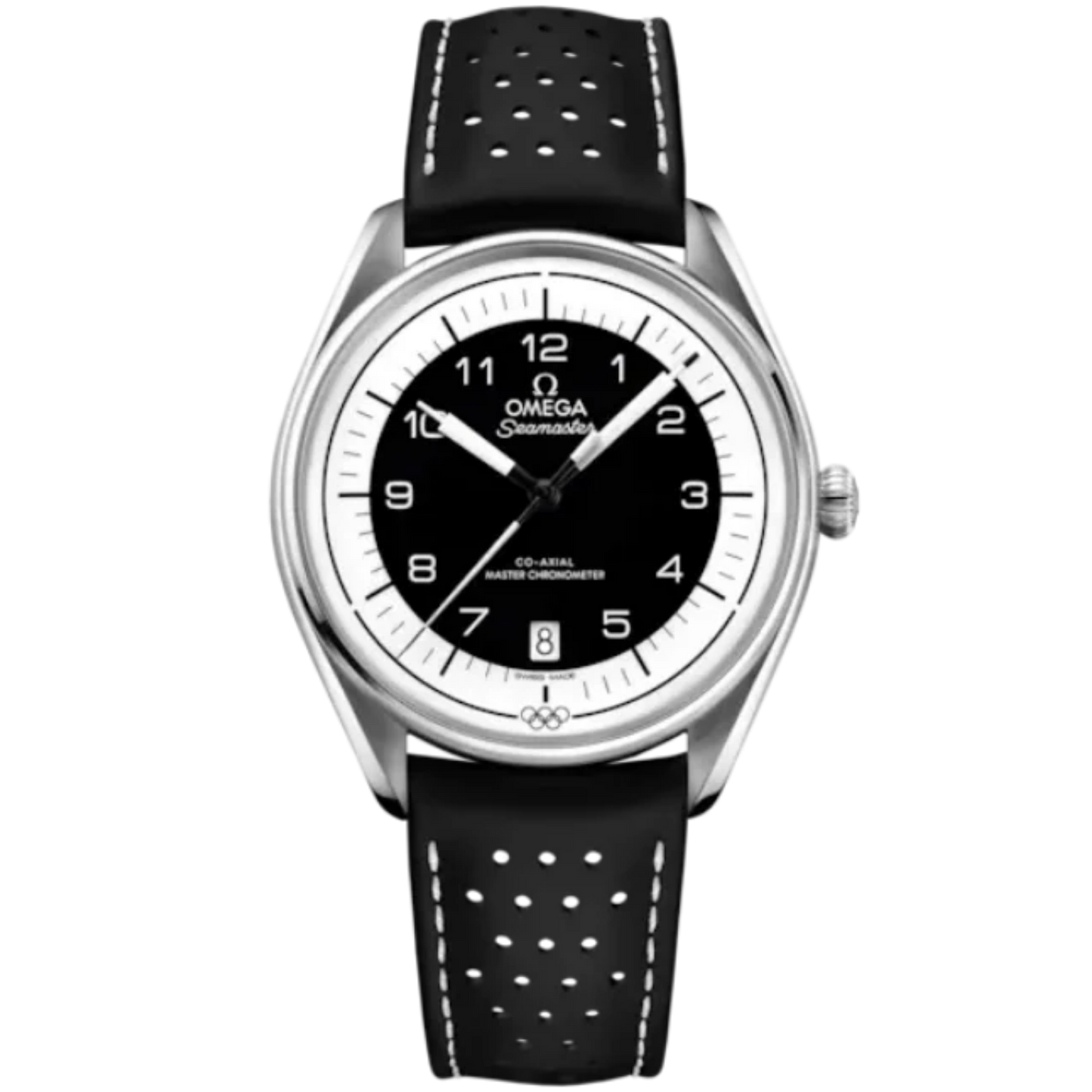 SEAMASTER OLYMPIC OFFICIAL TIMEKEEPER 39 MM STAINLESS STEEL WITH BLACK DIAL