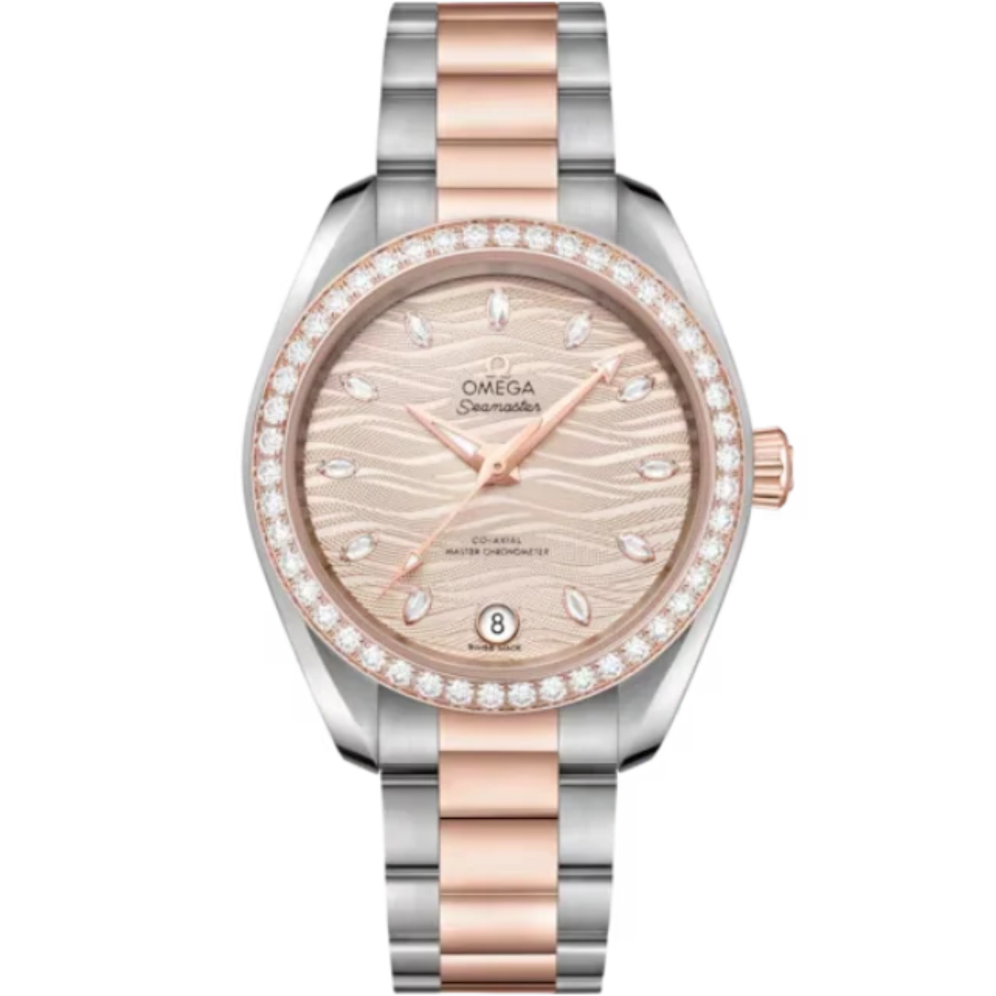SEAMASTER AQUA TERRA 150M 34 MM STAINLESS STEEL - SEDNA™ GOLD WITH GREY DIAL