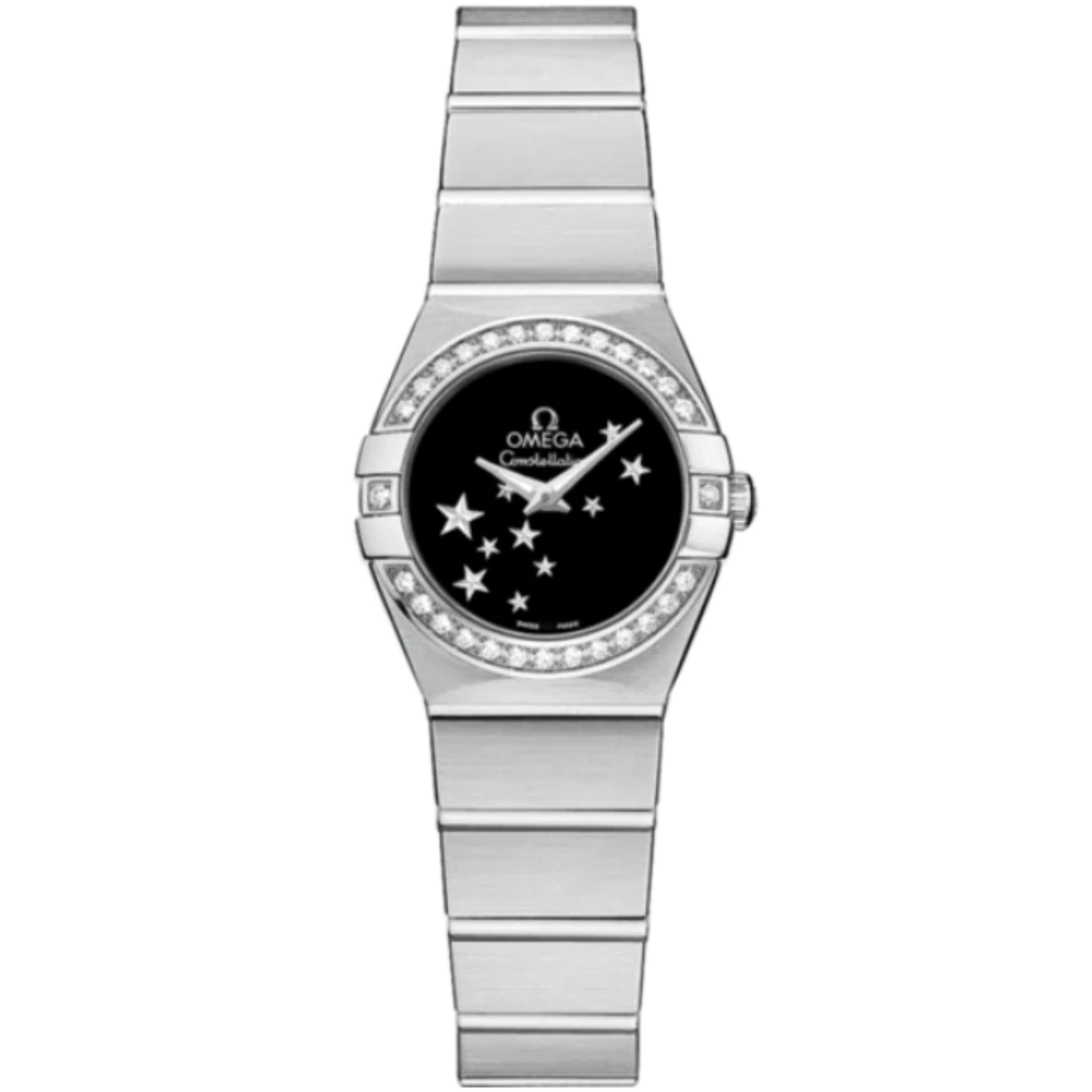 CONSTELLATION 24 MM STAINLESS STEEL WITH BLACK DIAL