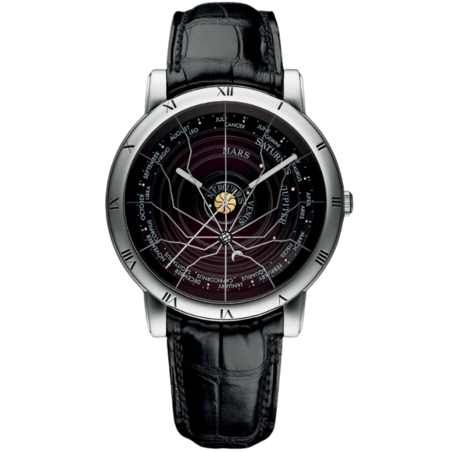 TRILOGY 41 MM PLATINUM WITH RED DIAL