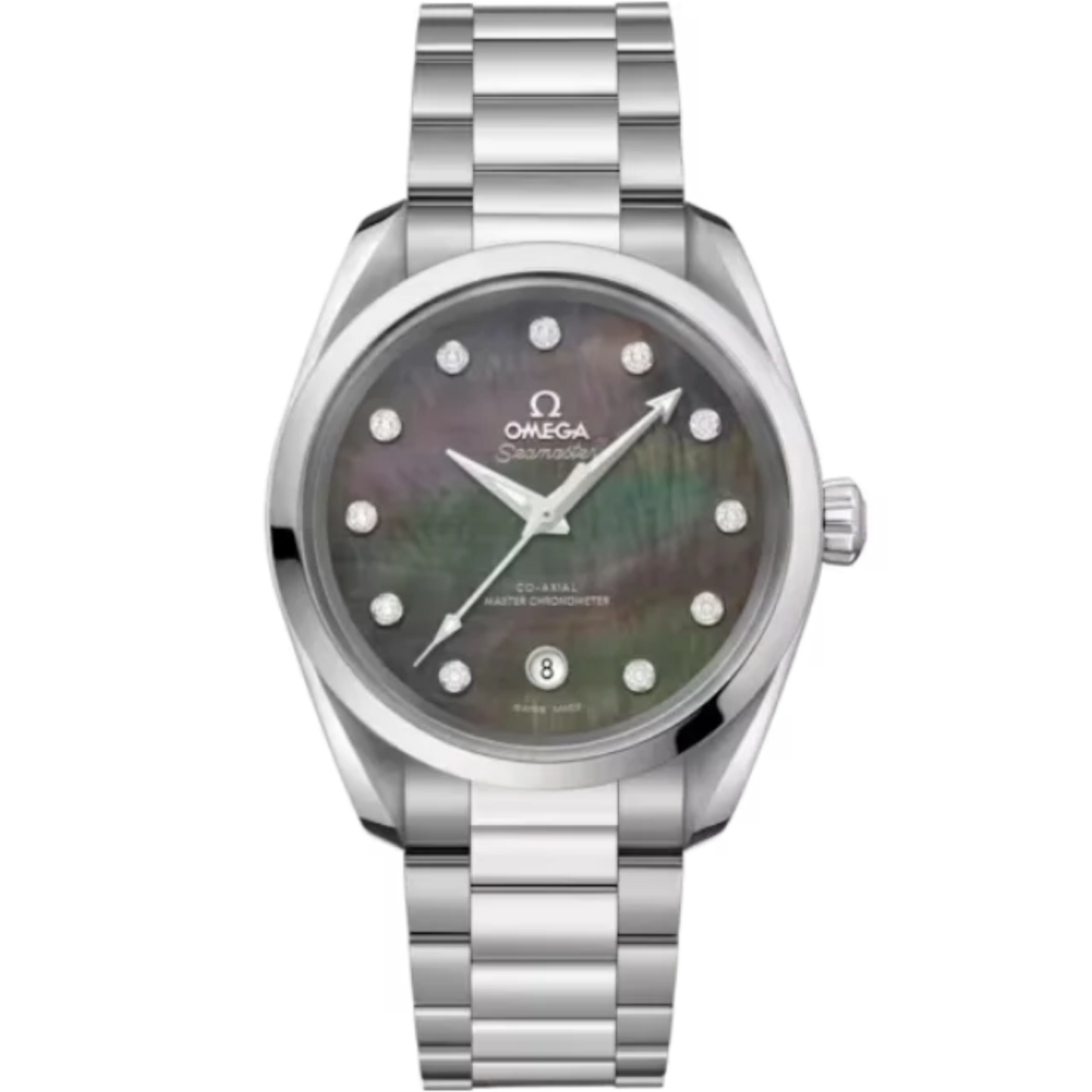 SEAMASTER AQUA TERRA 150M 38 MM STAINLESS STEEL WITH GREY MOTHER OF PEARL DIAL