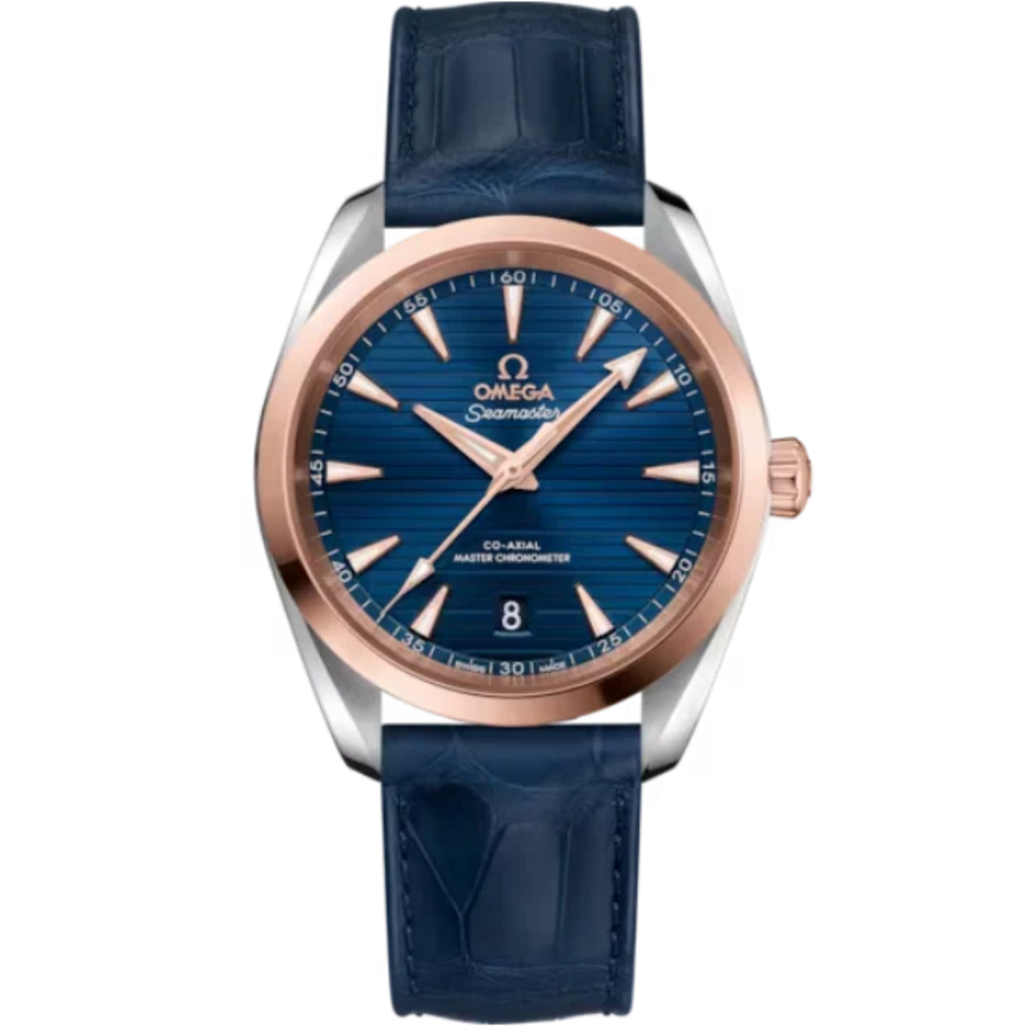 SEAMASTER AQUA TERRA 150M 38 MM STAINLESS STEEL - SEDNA™ GOLD WITH BLUE DIAL