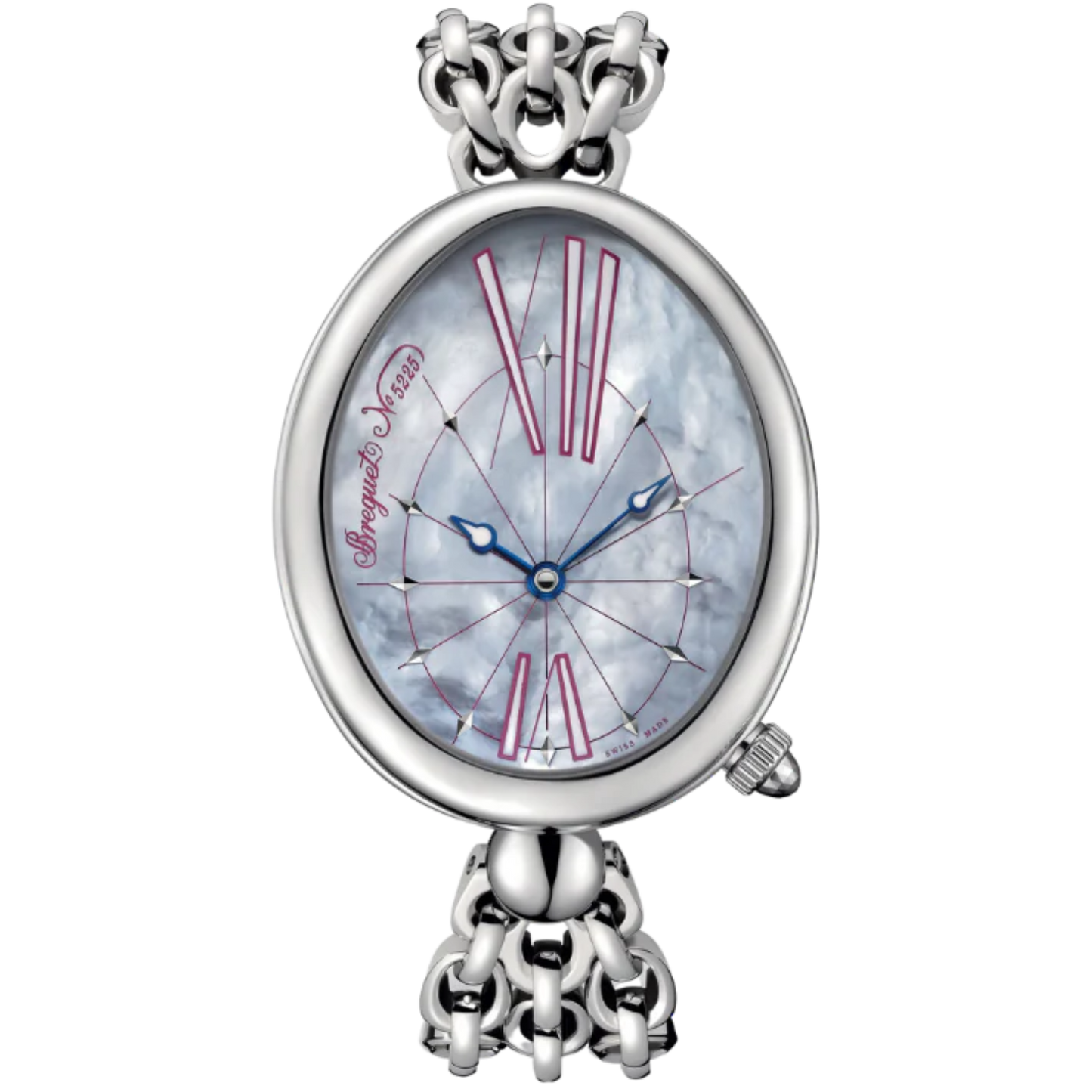 REINE DE NAPLES 8967 43 MM STAINLESS STEEL WITH MOTHER OF PEARL DIAL