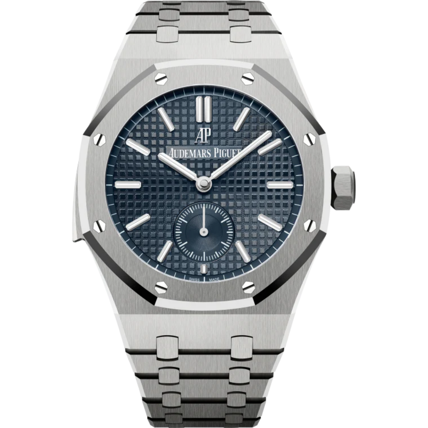 Royal Oak Minute Repeater Supersonnerie 42MM Titanium Bracelet Blue Dial With Grande Tapisserie Pattern Titanium Case