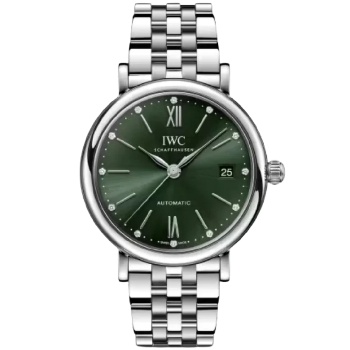 PORTOFINO AUTOMATIC 37 MM STAINLESS STEEL WITH GREEN DIAL