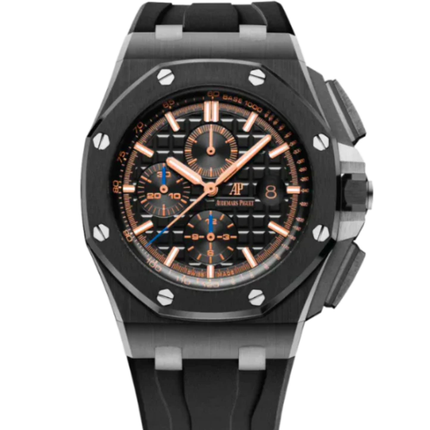 Audemars Piguet Royal Oak Offshore 44MM Black Ceramic Blue Accent Dial