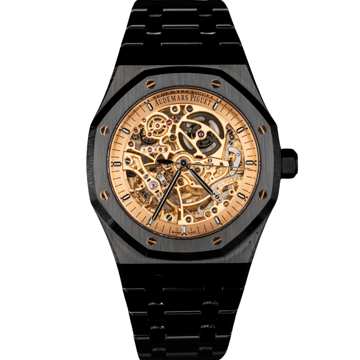 Audemars Piguet Royal Oak Ref. 15416CE.OO.1225CE.02 41MM Black Ceramic Skeleton Gold Dial