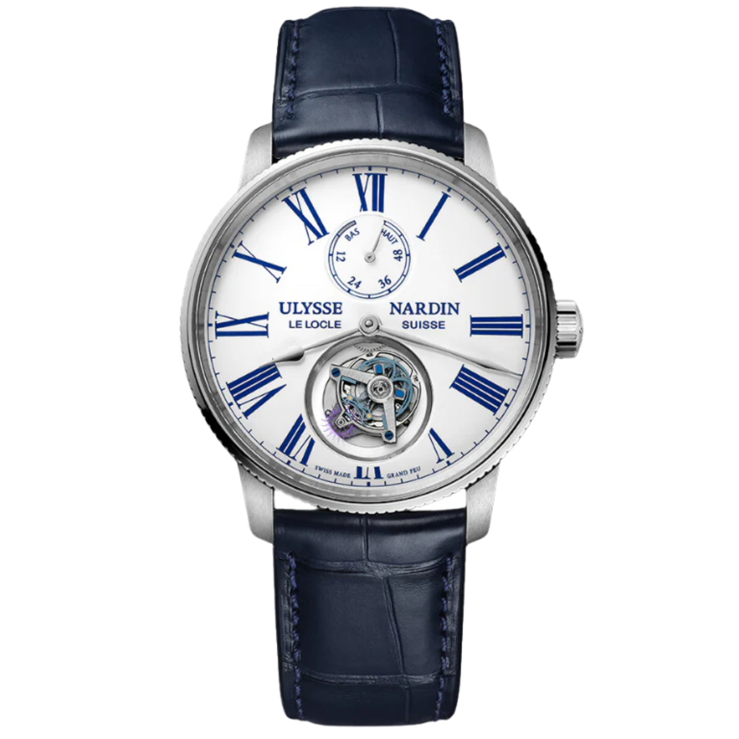 TORPILLEUR TOURBILLON 42 MM STAINLESS STEEL WITH WHITE DIAL