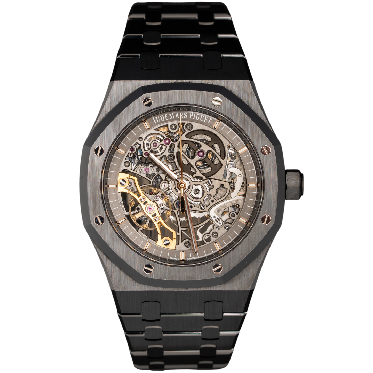 Audemars Piguet Royal Oak Ref. 15416CE.OO.1225CE.01 41MM Black Ceramic Openworked Double Balance