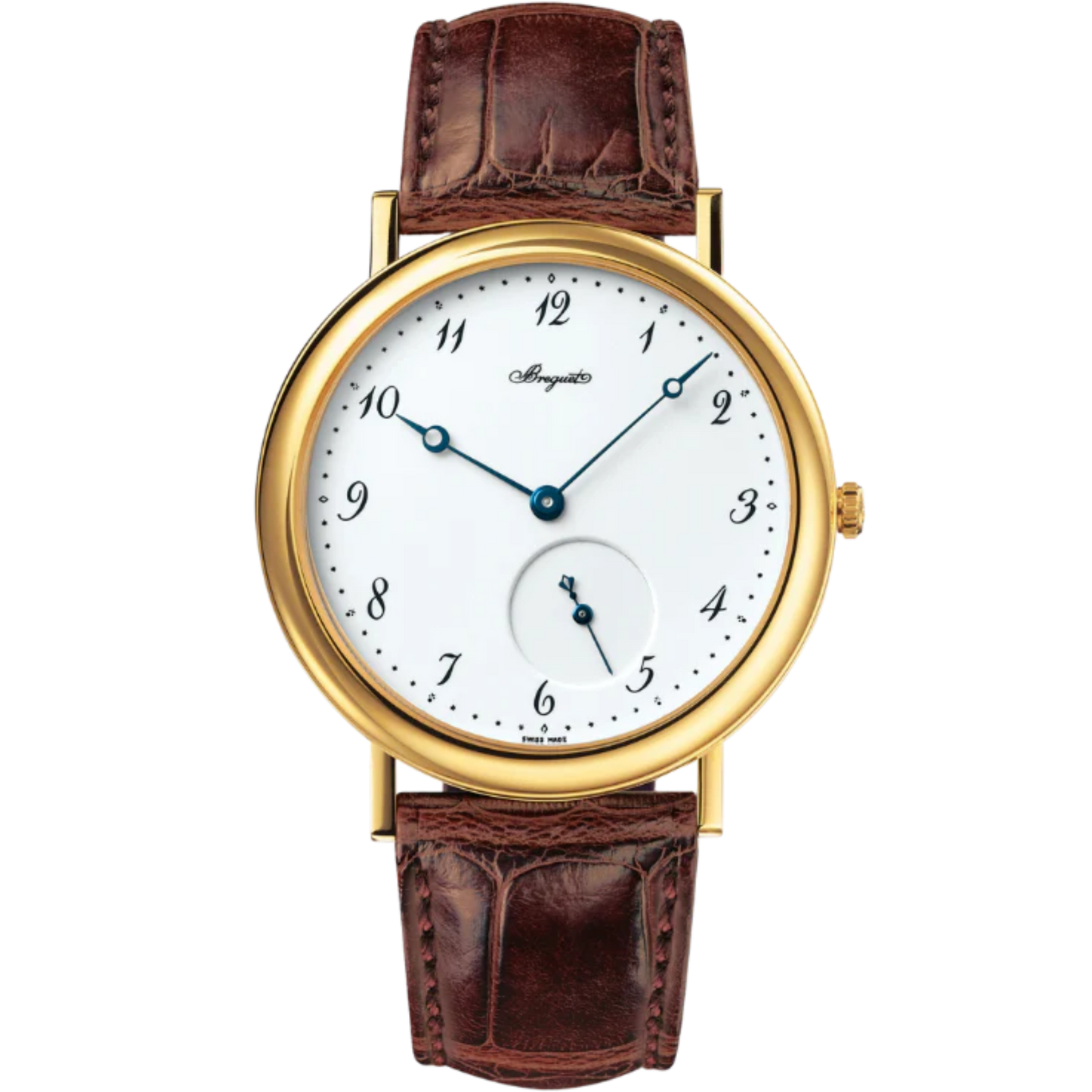 CLASSIQUE 5140 40 MM YELLOW GOLD WITH WHITE "GRAND FEU" ENAMEL DIAL