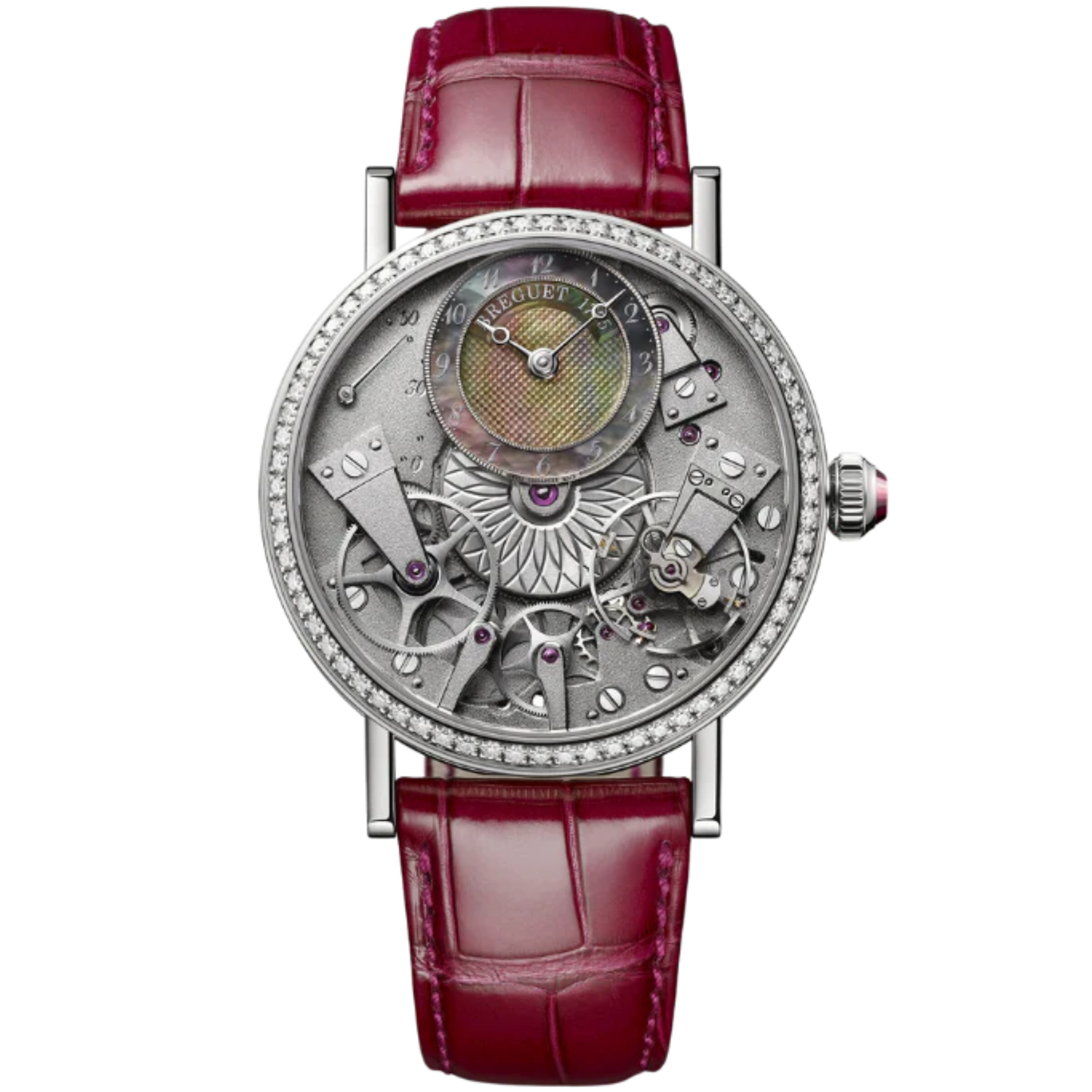 TRADITION DAME 7038 37 MM WHITE GOLD WITH MOTHER OF PEARL DIAL