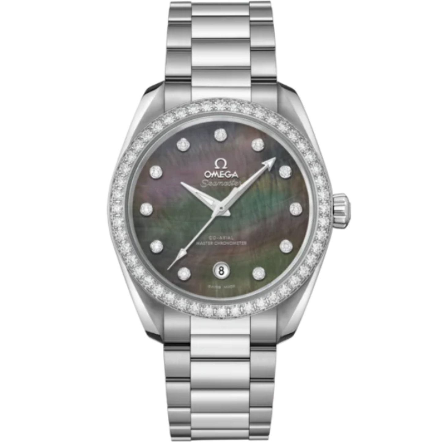SEAMASTER AQUA TERRA 150M 38 MM STAINLESS STEEL WITH GREY MOTHER OF PEARL DIAL