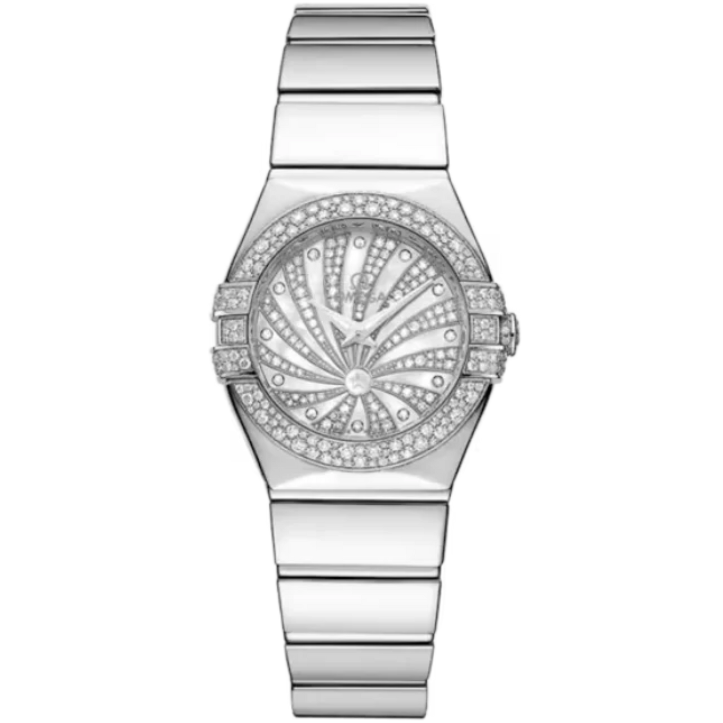 CONSTELLATION 24 MM WHITE GOLD WITH WHITE DIAL