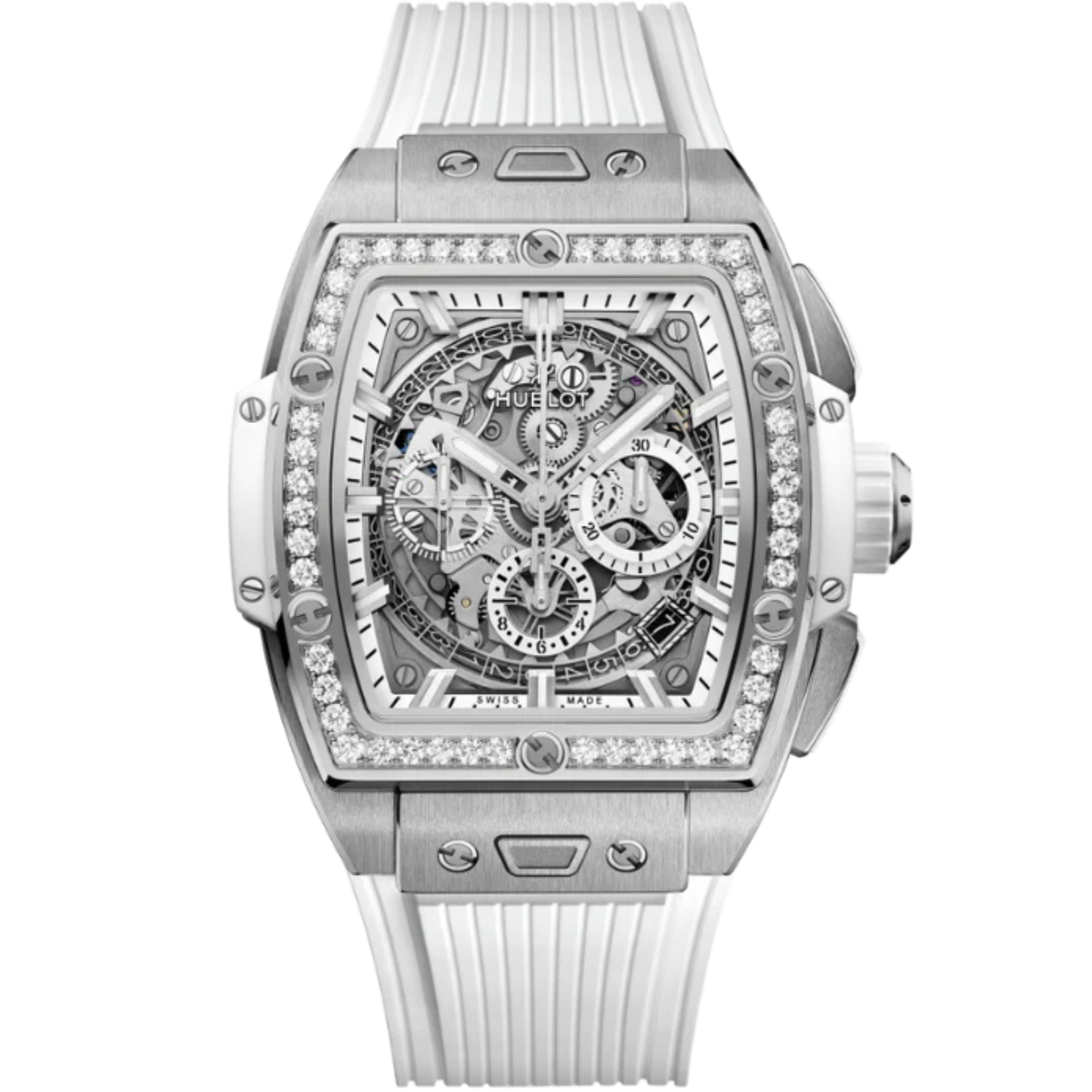 SPIRIT OF BIG BANG 42 MM TITANIUM WHITE DIAMONDS