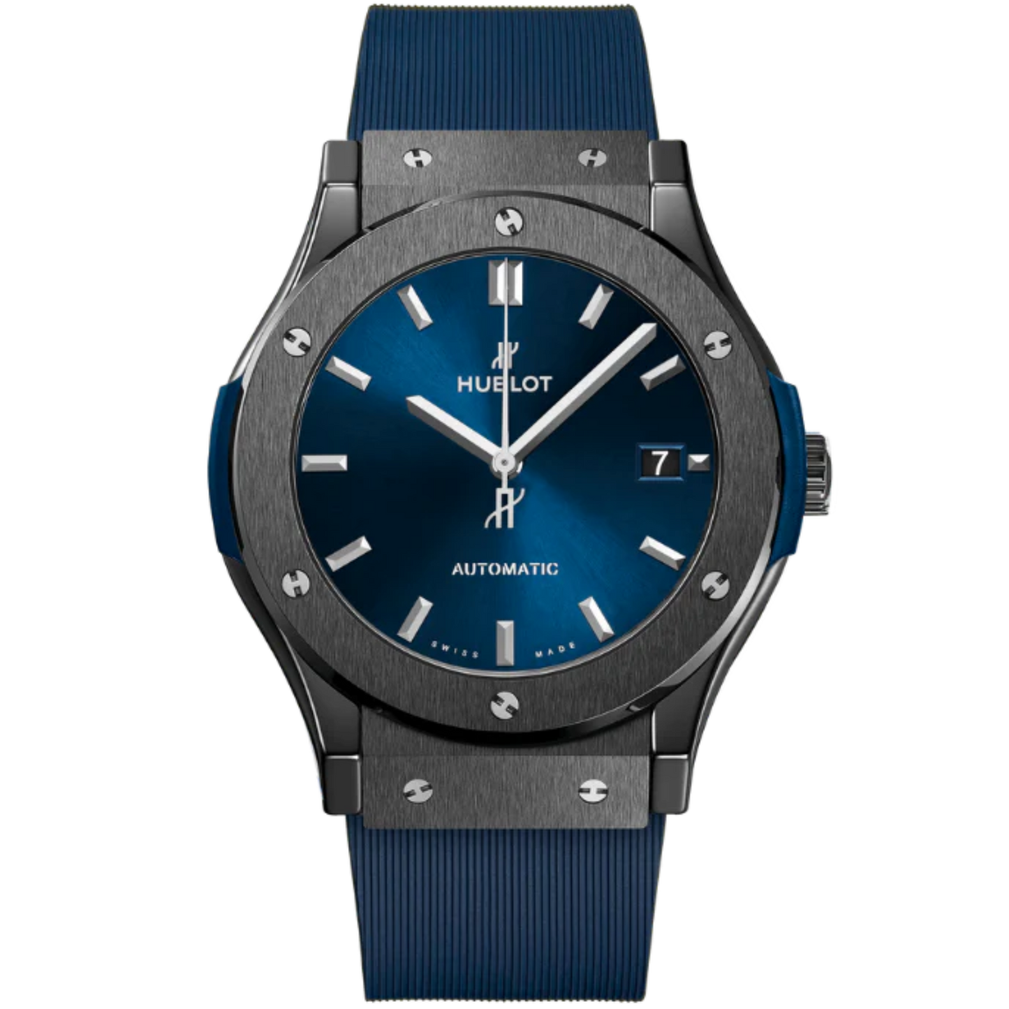 CLASSIC FUSION 3-HANDS 45MM CERAMIC BLUE