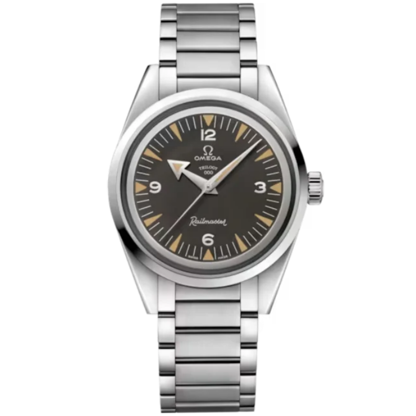 SEAMASTER RAILMASTER TRILOGY SET LIMITED EDITION 557 38 MM STAINLESS STEEL WITH BLACK DIAL