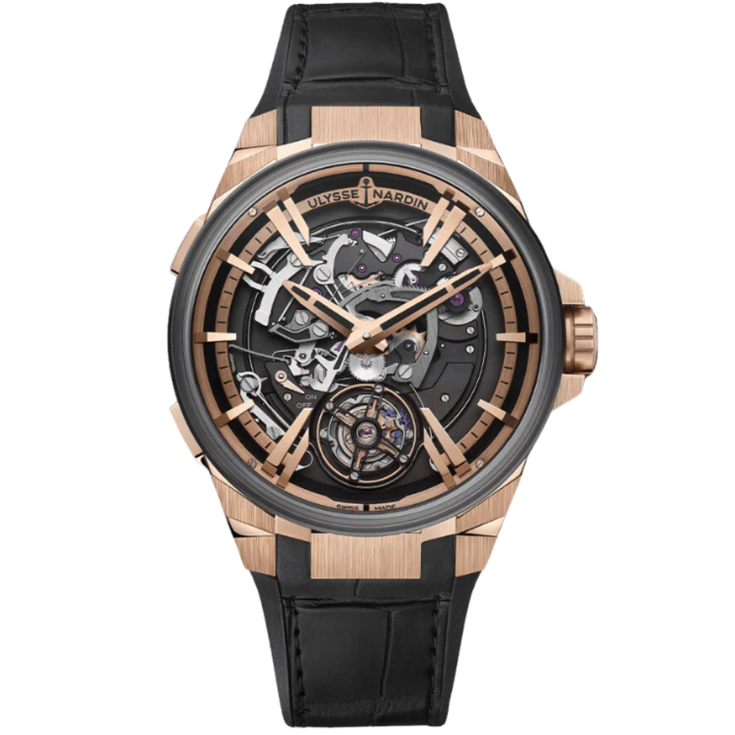BLAST HOURSTRIKER 45 MM ROSE GOLD - TITANIUM WITH OPENWORKED DIAL
