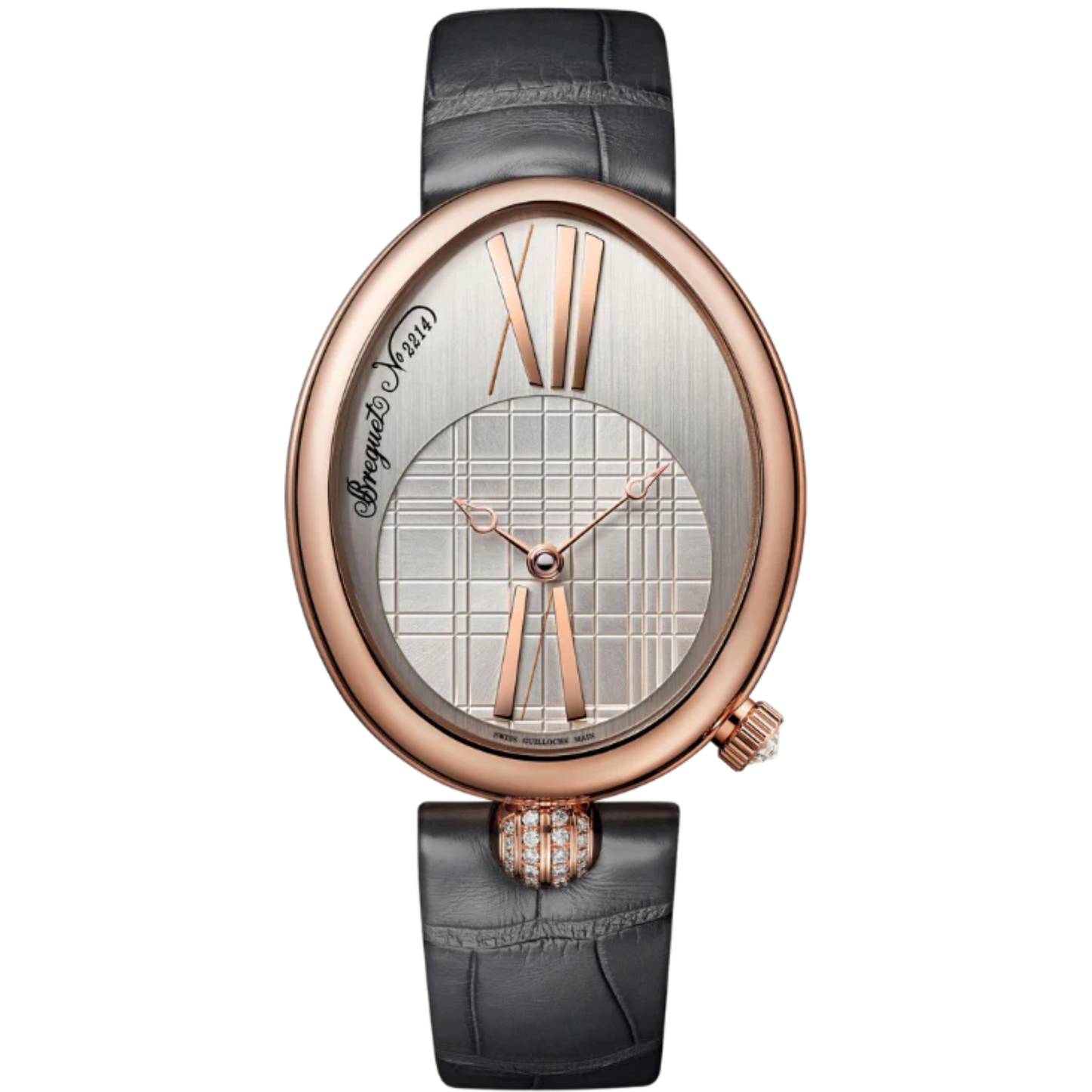 REINE DE NAPLES 8968 43 MM 18K ROSE GOLD WITH SILVER DIAL