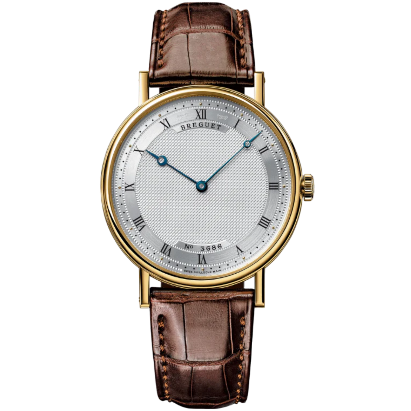 CLASSIQUE 5157 38 MM YELLOW GOLD WITH SILVER DIAL