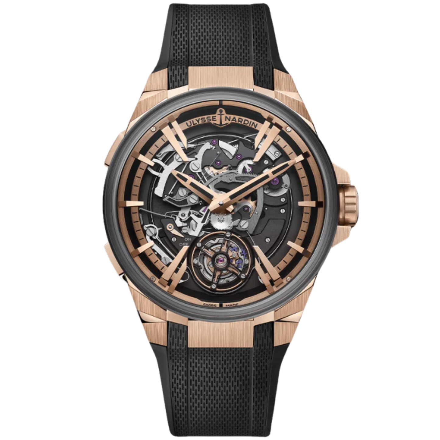 BLAST HOURSTRIKER 45 MM ROSE GOLD - TITANIUM WITH OPENWORKED DIAL