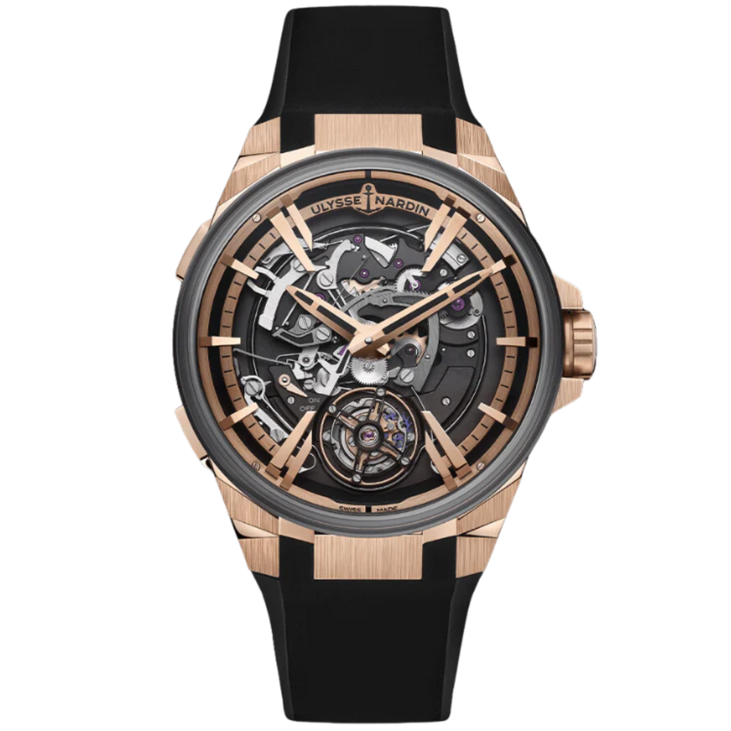 BLAST HOURSTRIKER 45 MM ROSE GOLD - TITANIUM WITH OPENWORKED DIAL