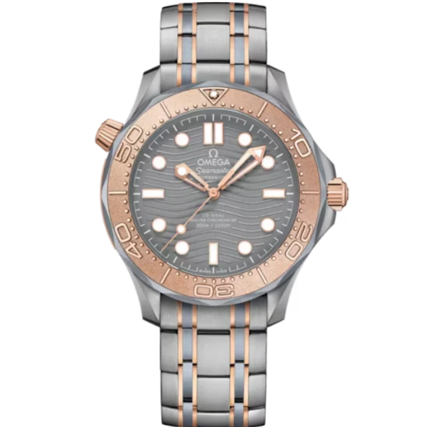 SEAMASTER DIVER 300M 42 MM TITANIUM - SEDNA™ GOLD WITH GREY DIAL