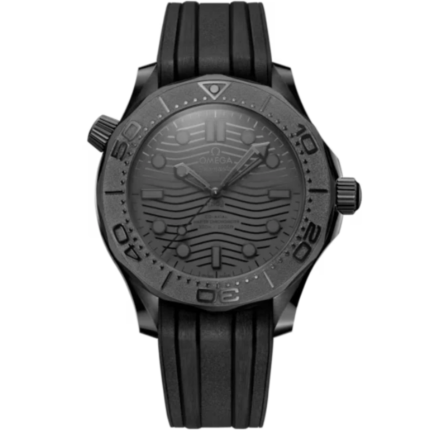 SEAMASTER DIVER 300M BLACK BLACK 43 MM BLACK CERAMIC WITH BLACK DIAL