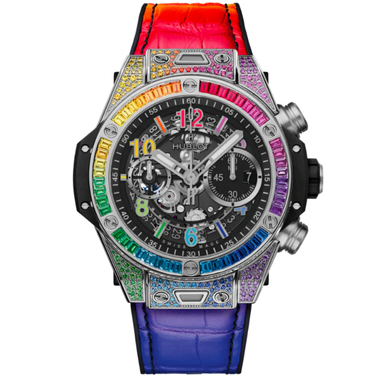 Big Bang 44mm UNICO TITANIUM RAINBOW