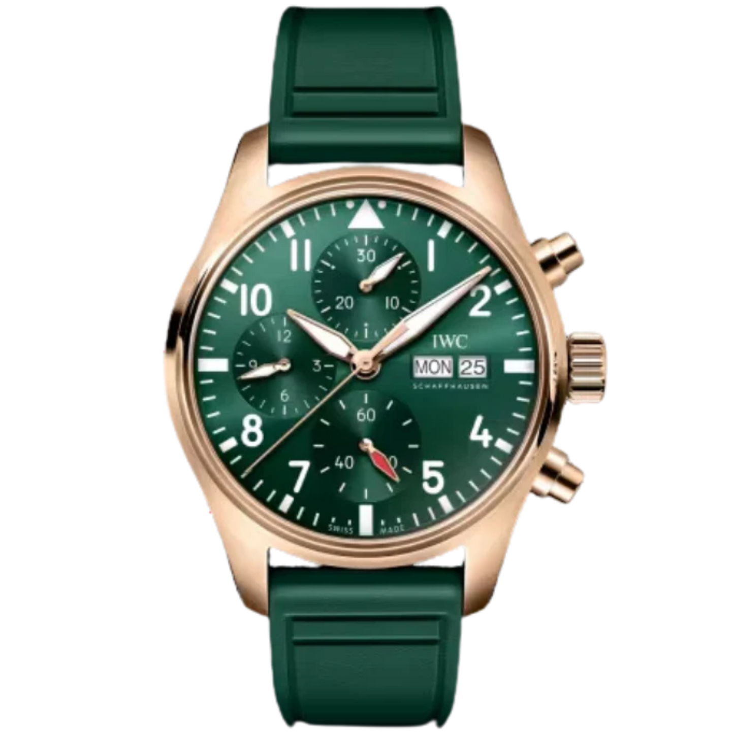 PILOT'S WATCH CHRONOGRAPH 41 MM GOLD WITH GREEN DIAL