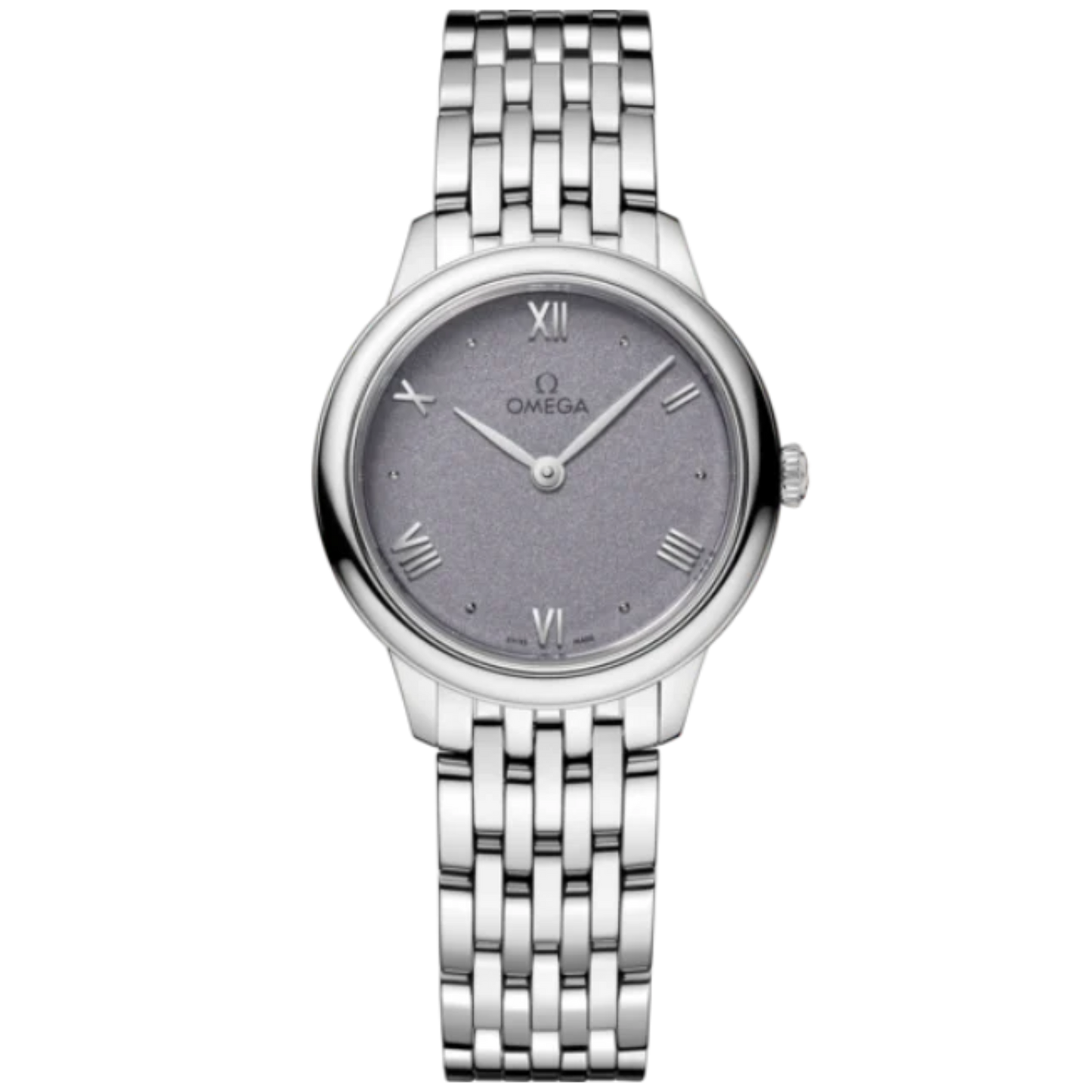 DE VILLE PRESTIGE 27 MM STAINLESS STEEL WITH BLUE DIAL