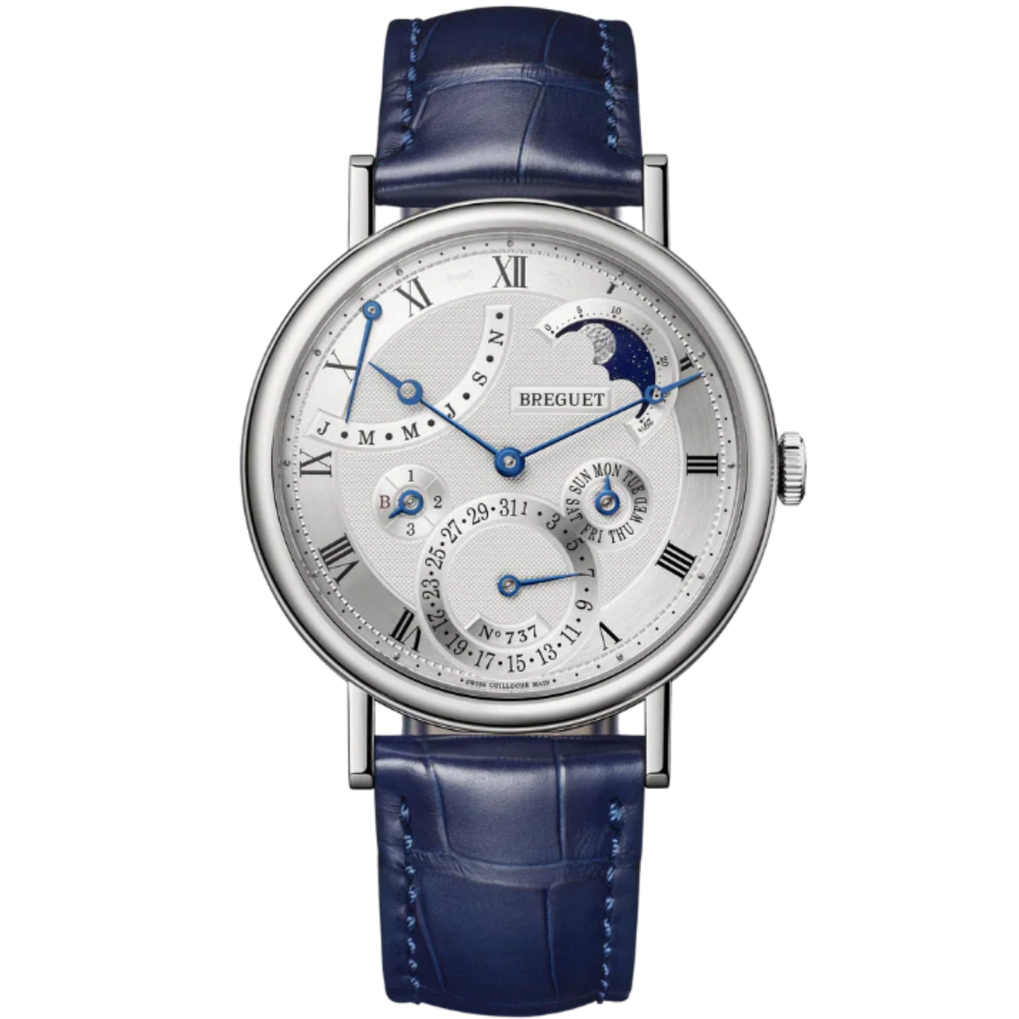 CLASSIQUE QUANTIEME PERPETUEL 7327 39 MM WHITE GOLD WITH SILVER DIAL