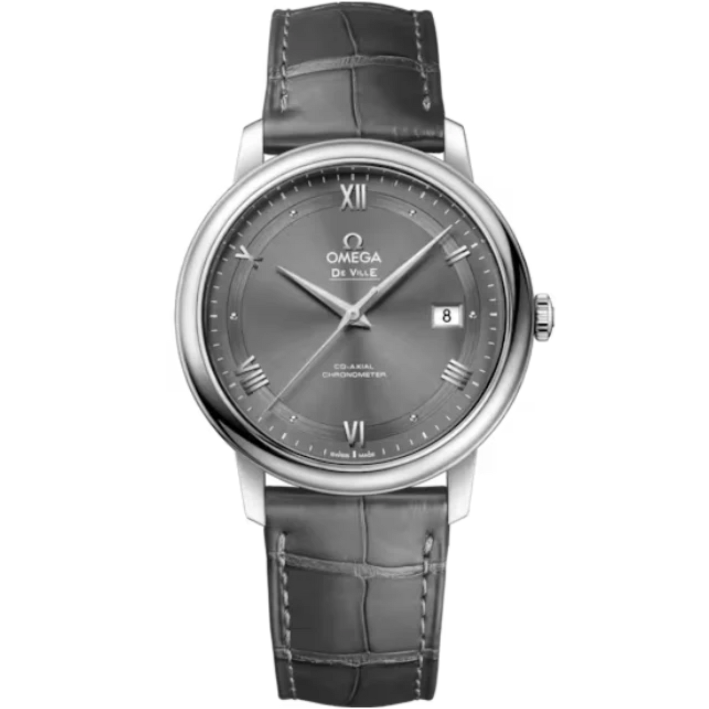 DE VILLE PRESTIGE 39 MM STAINLESS STEEL WITH GREY DIAL
