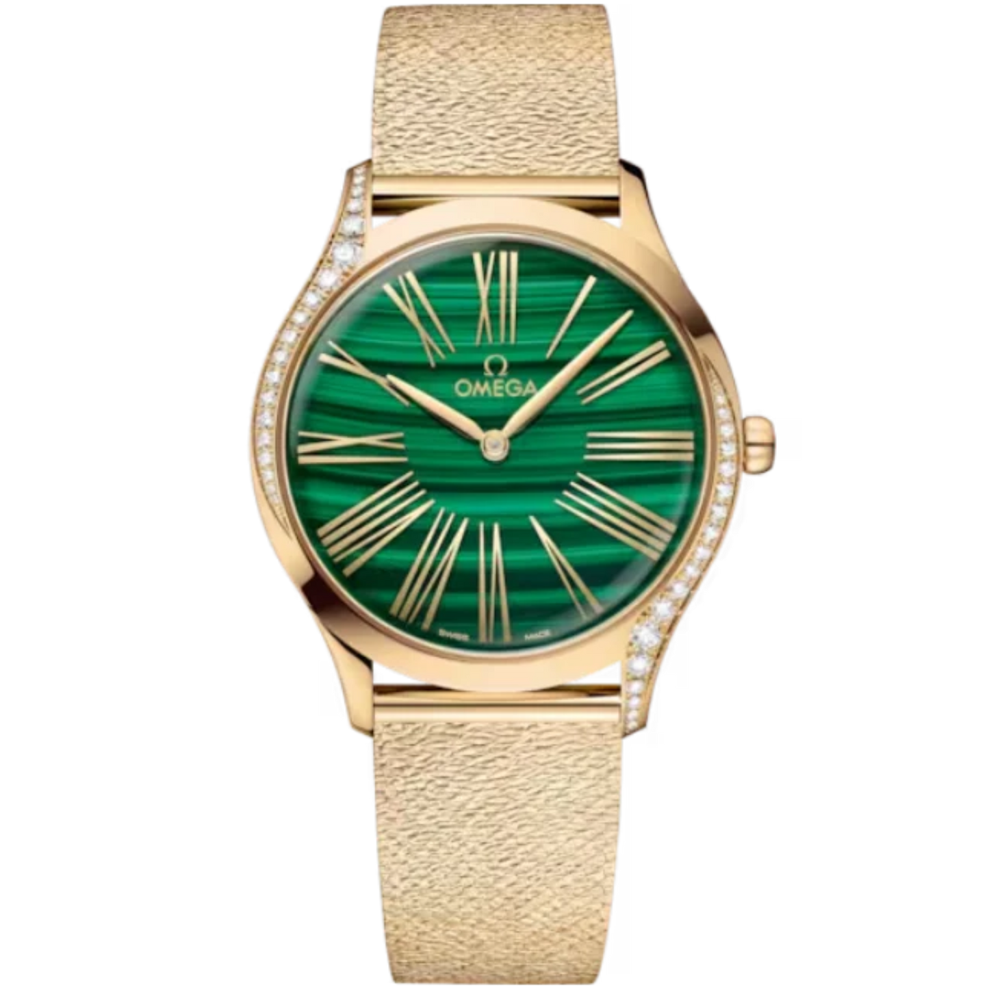 DE VILLE TRÉSOR 36 MM MOONSHINE™ GOLD WITH GREEN DIAL