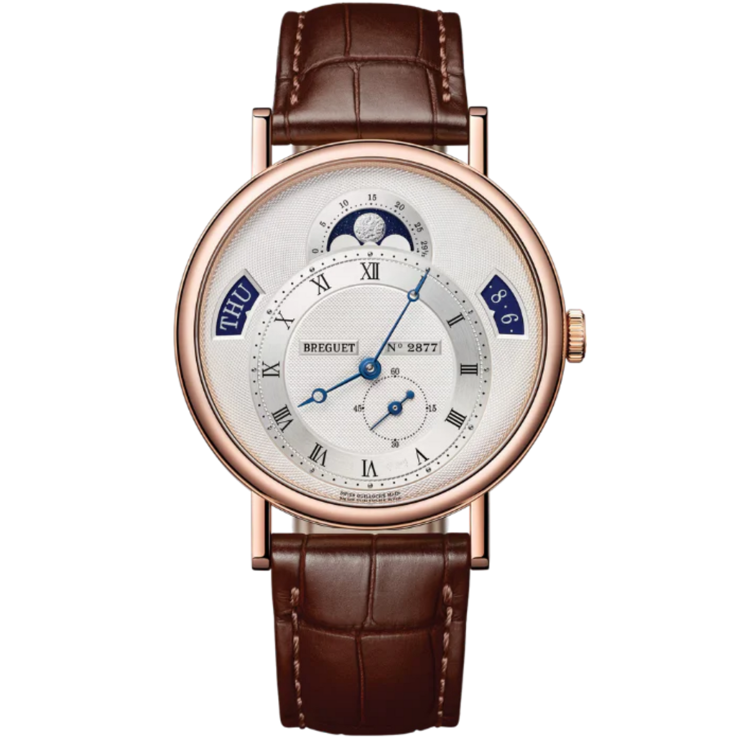 CLASSIQUE CALENDRIER 7337 39 MM 18K ROSE GOLD WITH WHITE DIAL