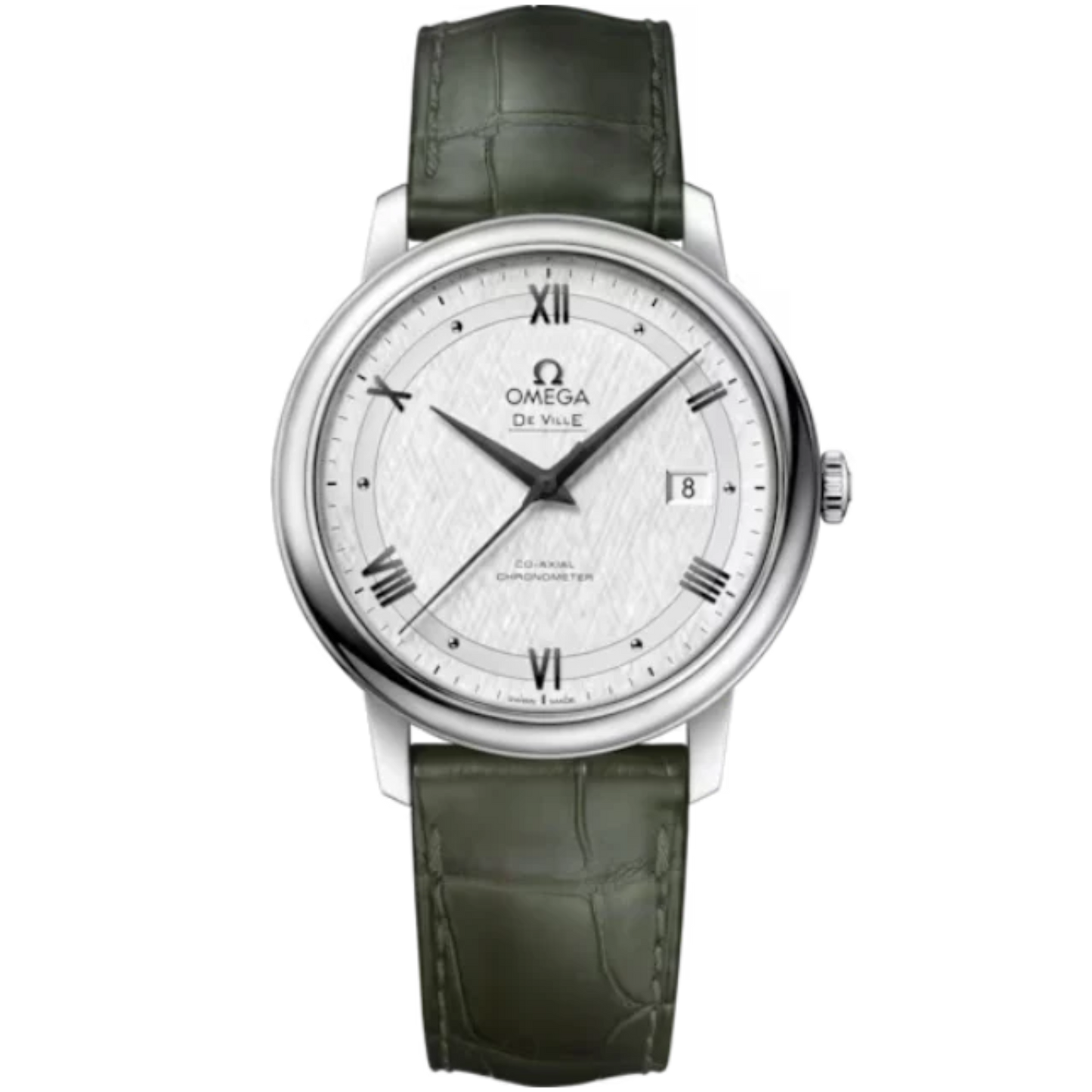 DE VILLE PRESTIGE 39 MM STAINLESS STEEL WITH SILVER DIAL