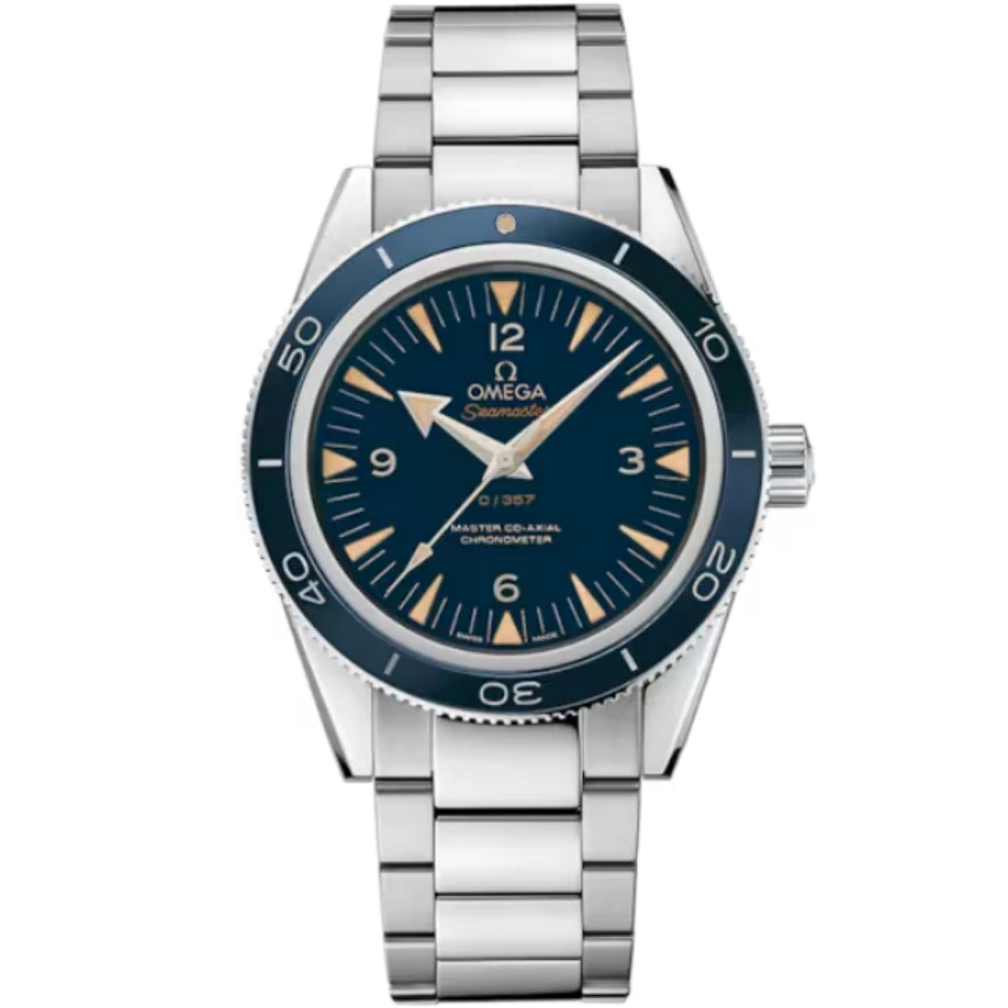 SEAMASTER 300 41 MM PLATINUM WITH BLUE DIAL