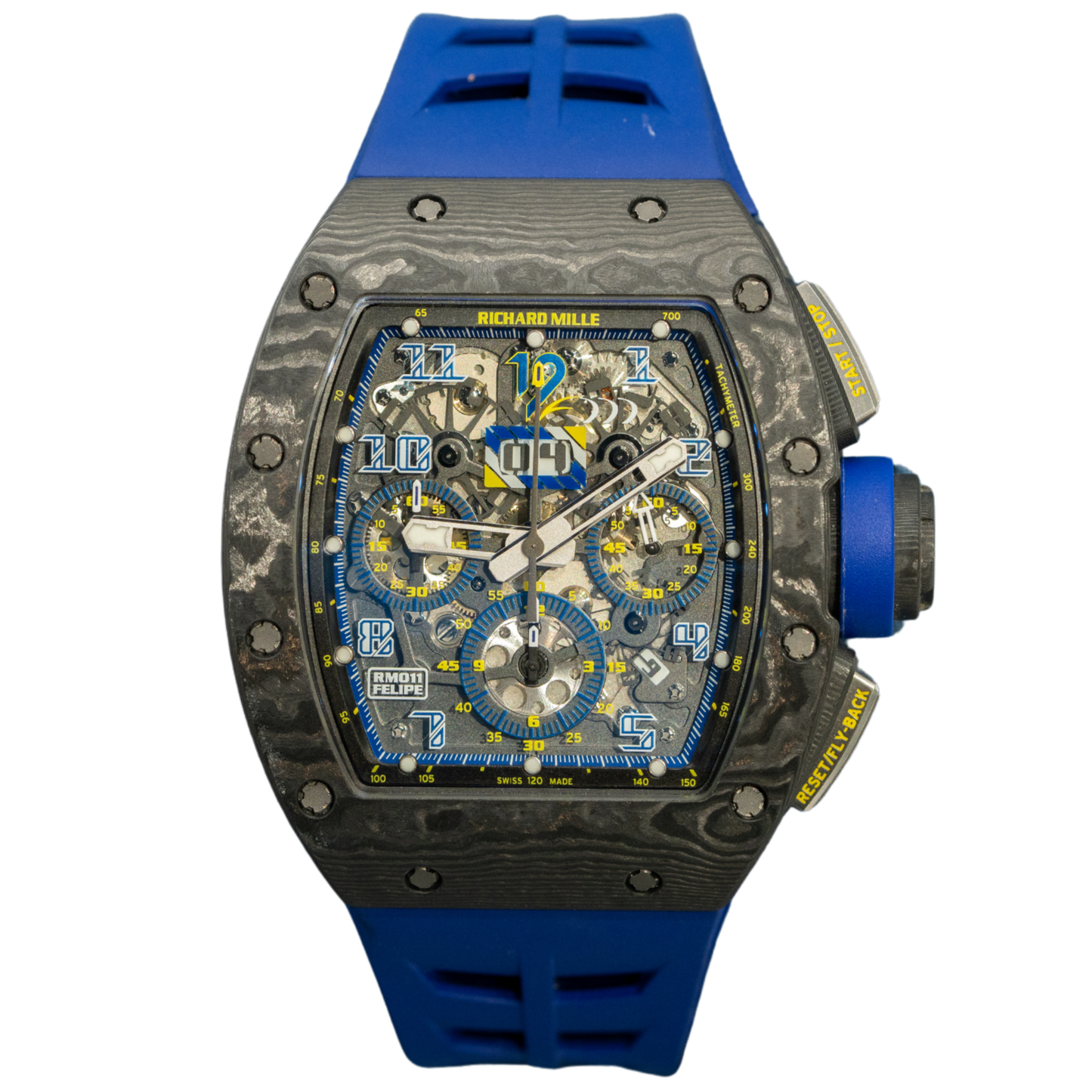 RM011 Felipe Massa 10th Anniversary Black NTPT Chronograph