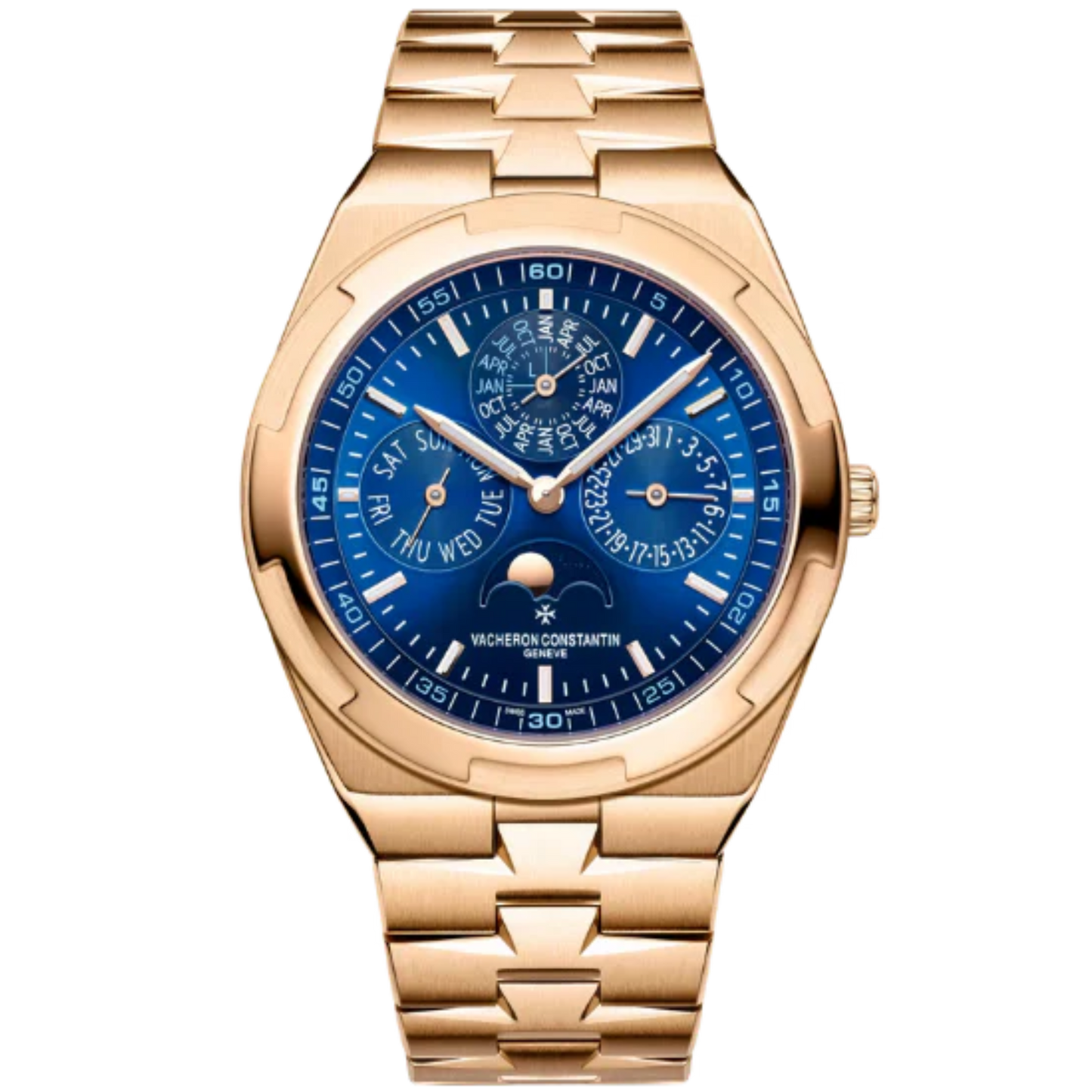 OVERSEAS PERPETUAL CALENDAR ULTRA-THIN 41 MM PINK GOLD WITH 18K PINK GOLD DIAL