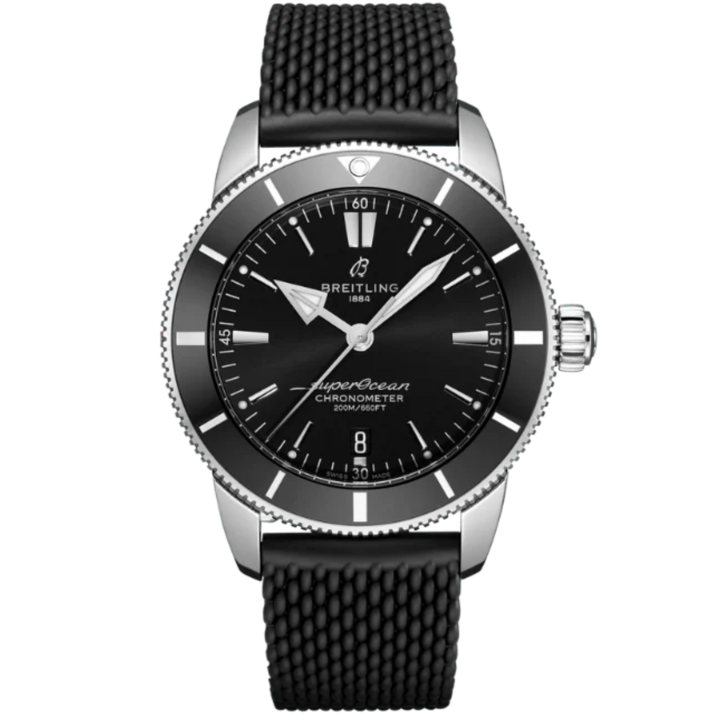 SUPEROCEAN HERITAGE B20 AUTOMATIC 44 MM STAINLESS STEEL WITH BLACK DIAL