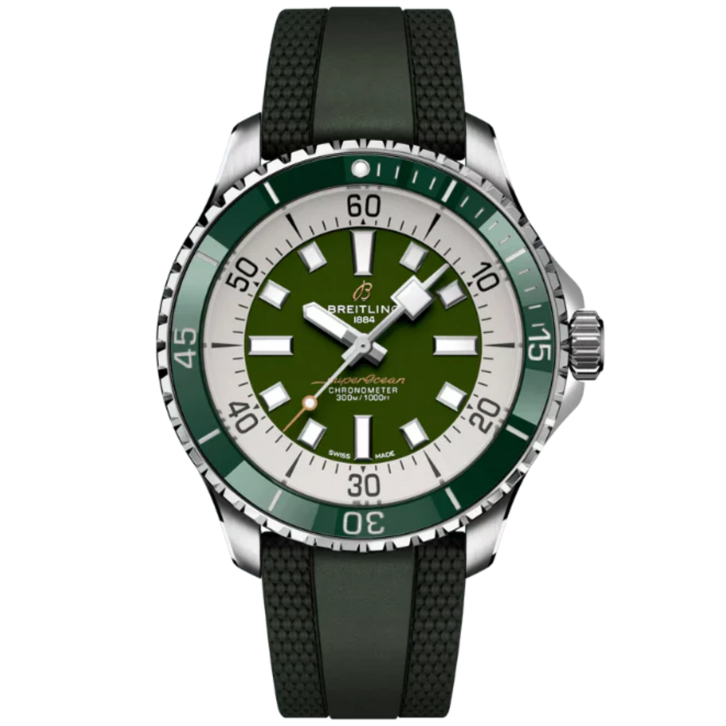 SUPEROCEAN AUTOMATIC 44 MM STAINLESS STEEL WITH GREEN DIAL