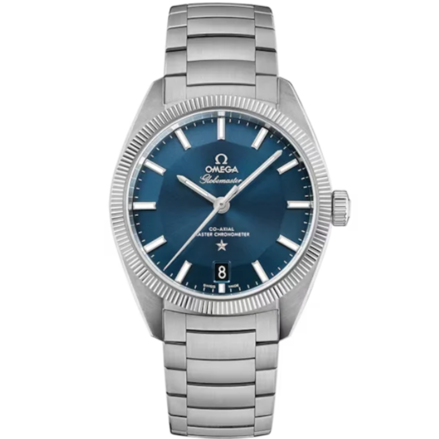 CONSTELLATION GLOBEMASTER 39 MM STAINLESS STEEL WITH BLUE DIAL