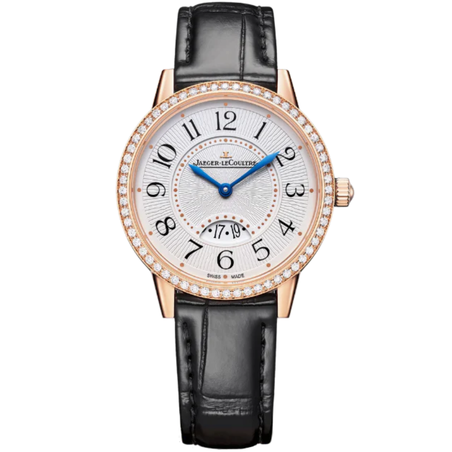 RENDEZ-VOUS CLASSIC MOON 34 MM 18K ROSE GOLD WITH SILVER GREY GUILLOCHE DIAL