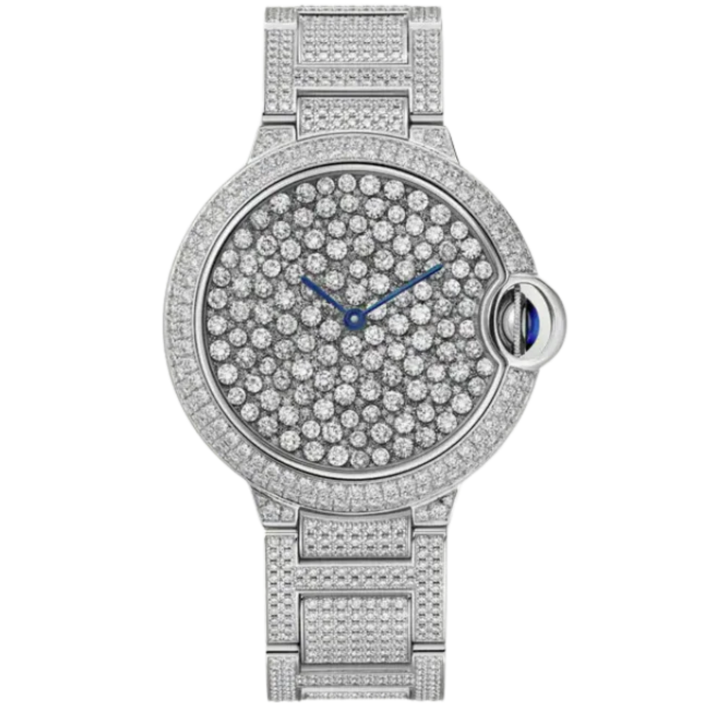 BALLON BLEU DE CARTIER 37 MM 18K WHITE GOLD WITH WHITE GOLD DIAL