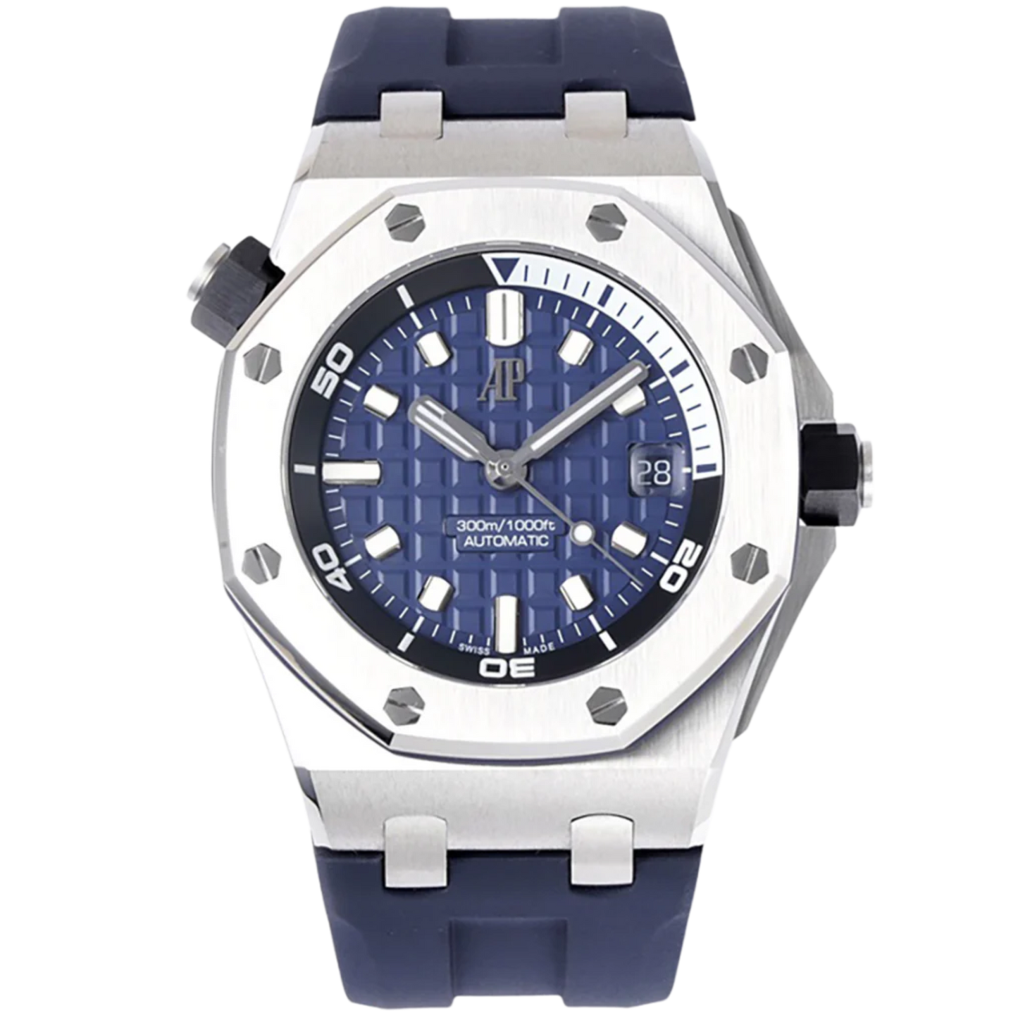 15720ST.OO.A027CA.01 42MM Stainless Steel Blue Dial Diver