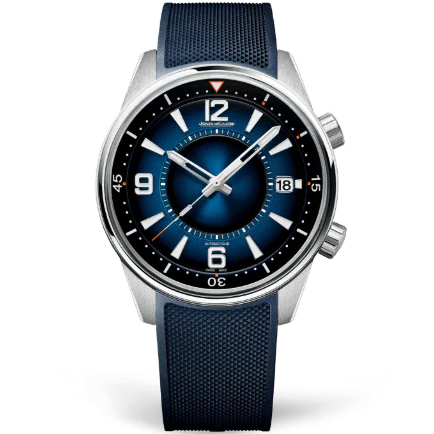POLARIS DATE 42 MM STAINLESS STEEL WITH BLUE SUNBURST DIAL
