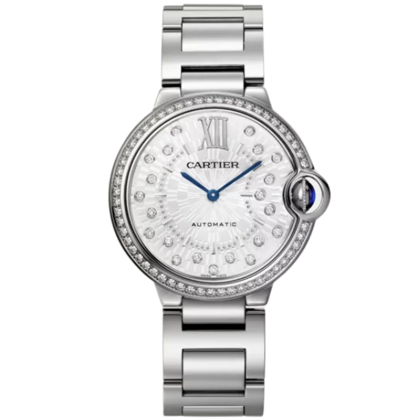 BALLON BLEU DE CARTIER 36 MM STAINLESS STEEL WITH SILVER DIAL